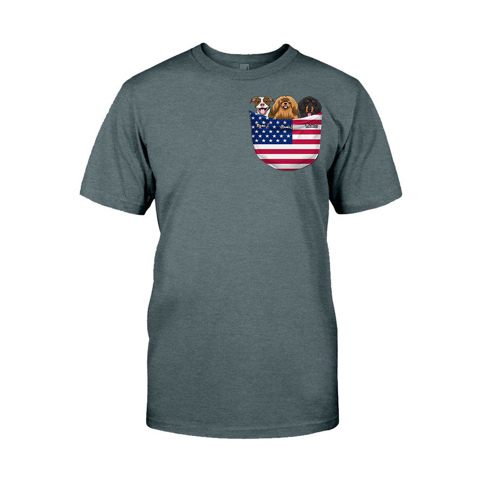 The 4th Of July - Personalized Independence Day Dog T-shirt and Hoodie