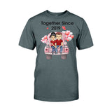 Together Since - Personalized Couple T-shirt and Hoodie