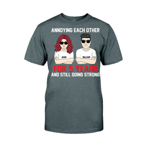Annoying Each Other - Personalized Couple T-shirt and Hoodie