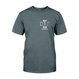 Car Road On Dad's Back - Personalized Father T-shirt And Hoodie