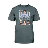 Proud Dad Of A Few - Personalized Father's Day Father T-shirt and Hoodie