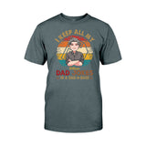I Keep All My Dad Jokes - Personalized Father T-shirt And Hoodie