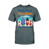 Family Beach Vacation - Personalized Sea Lover T-shirt and Hoodie