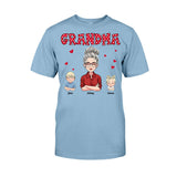 Grandma/ Mother And Kids - Personalized Mother's day Mother T-shirt and Hoodie