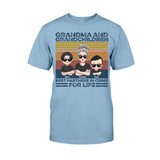 Grandma And Grandchildren - Personalized Mother's Day Grandma T-shirt and Hoodie