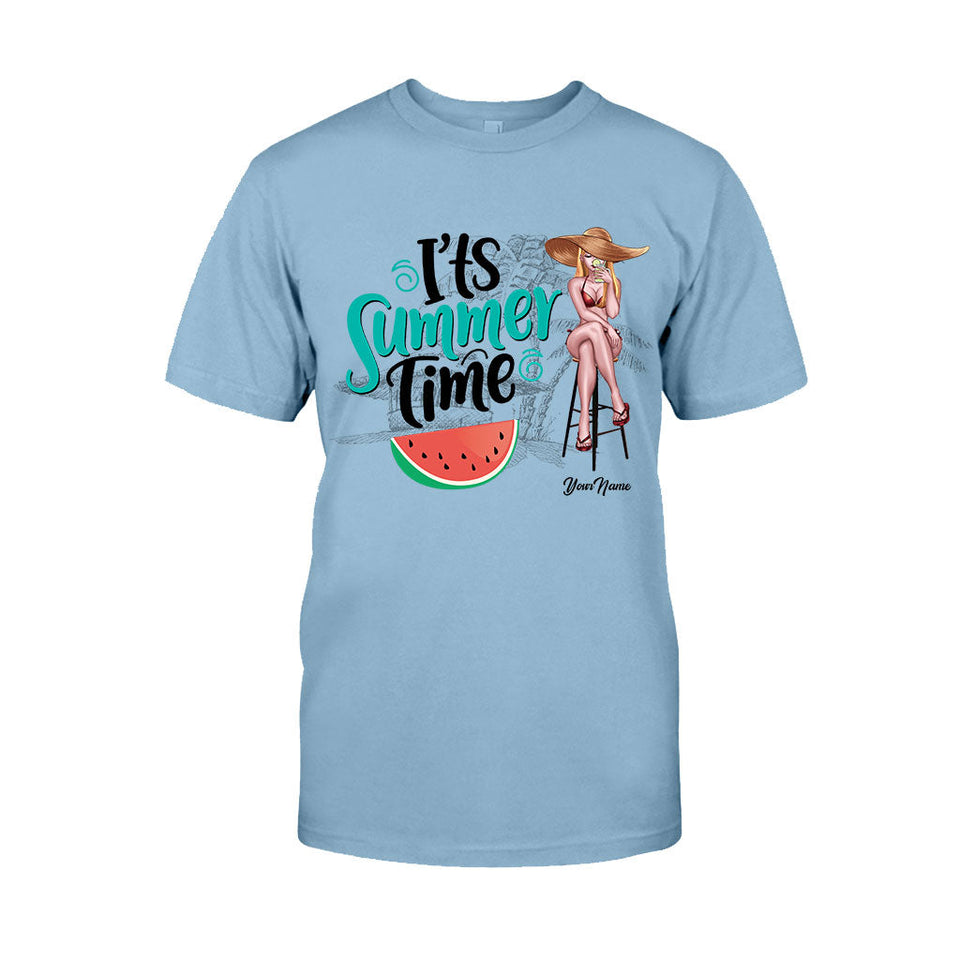 It's Summer Time - Personalized Sea Lover T-shirt and Hoodie