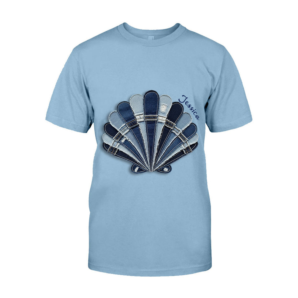 Blue Sea Is Waitting - Personalized Sea Lover T-shirt And Hoodie