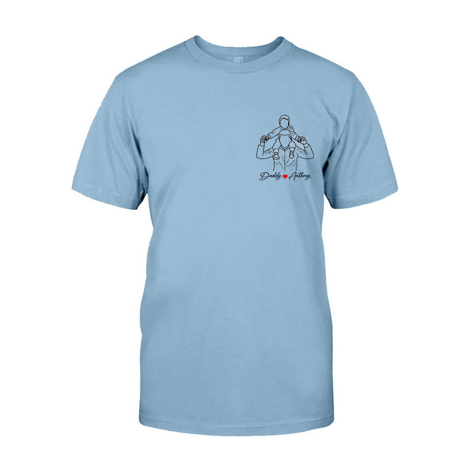 Best Dad Ever - Personalized Father T-shirt And Hoodie