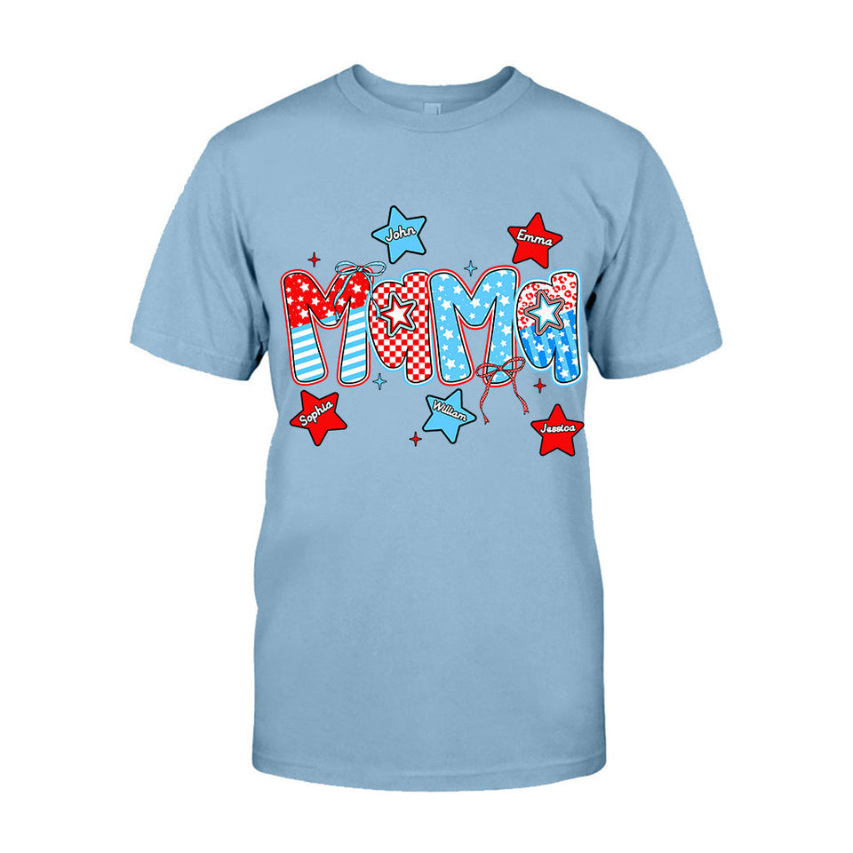 4th of July Mama - Personalized Mother T-shirt And Hoodie