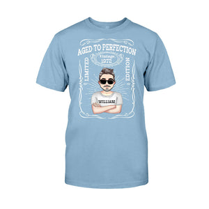Aged To Perfection - Personalized Birthday T-shirt and Hoodie