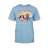 Boozing With My Beaches - Personalized Sea Lover T-shirt and Hoodie