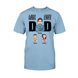 A Sons First Hero A Daughters First Love - Personalized Father T-shirt and Hoodie