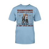 Just Remember When We Get Caught - Personalized Bestie T-shirt and Hoodie
