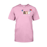 Life Is Better With Cats - Personalized Independence Day T-shirt and Hoodie