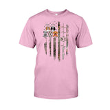 Love My Dogs - Personalized Independence Day Dog T-shirt and Hoodie