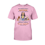 Any Woman Can Be A Mother Special Dog Mom - Personalized Dog T-shirt and Hoodie
