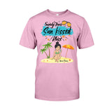 Sandy Toes Sunkissed Nose - Personalized Sea Lover T-shirt and Hoodie