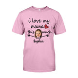 I Love You This Much - Personalized Kid T-shirt And Hoodie