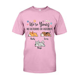 We're Yours - Personalized Dog T-shirt And Hoodie