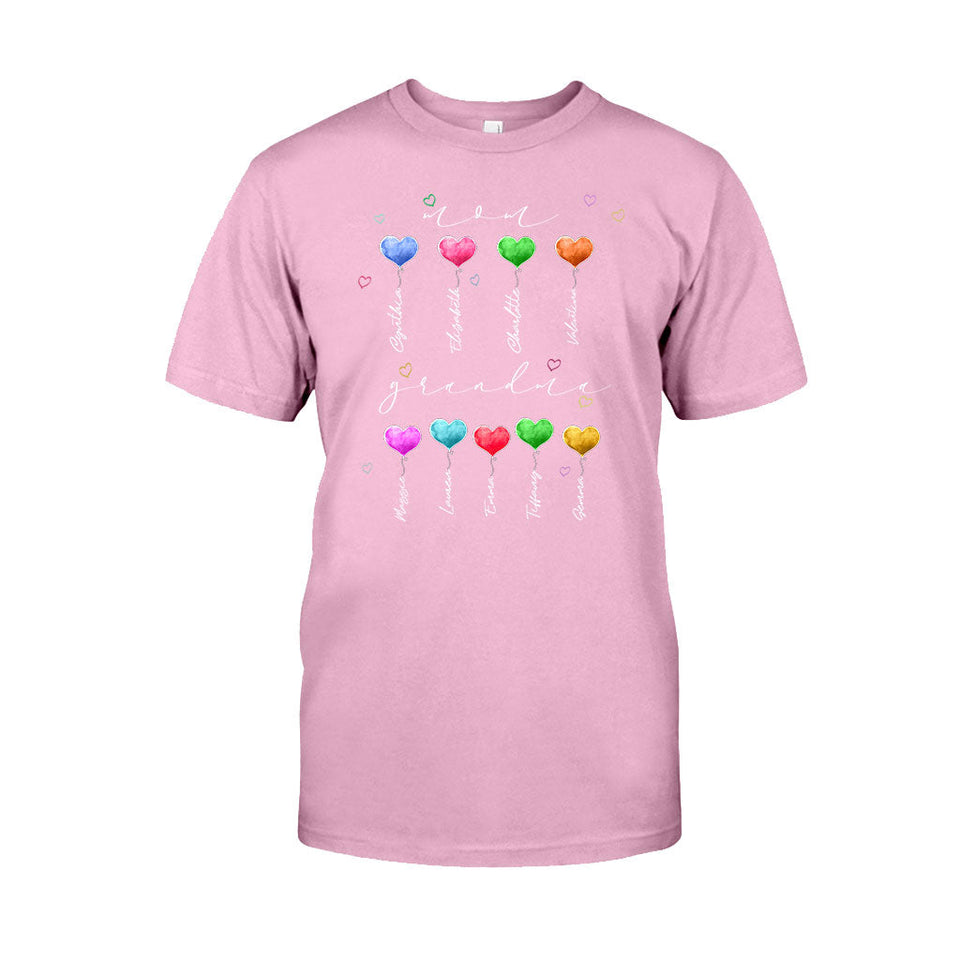 Mom Grandma - Personalized Mother's Day Grandma T-shirt and Hoodie