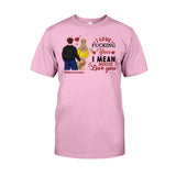 I Love You - Personalized Couple T-shirt and Hoodie
