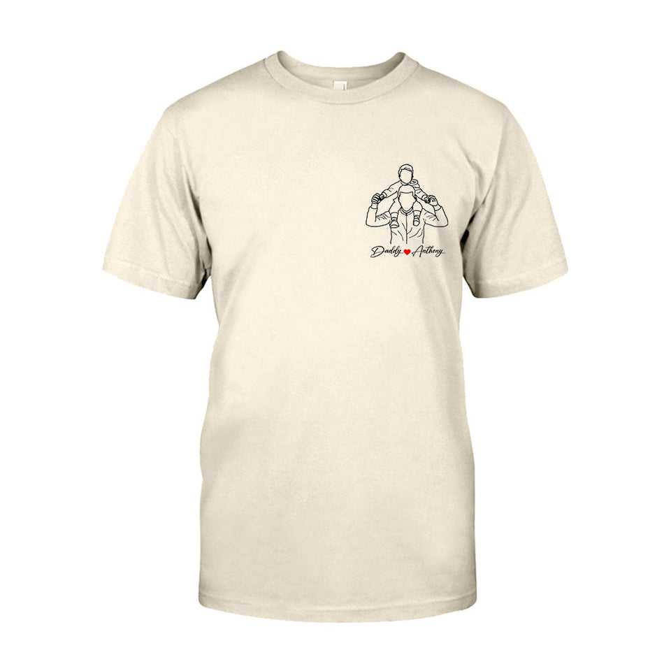 Best Dad Ever - Personalized Father T-shirt And Hoodie