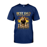 Best Dad In The Pride Lands - Personalized Father T-shirt And Hoodie