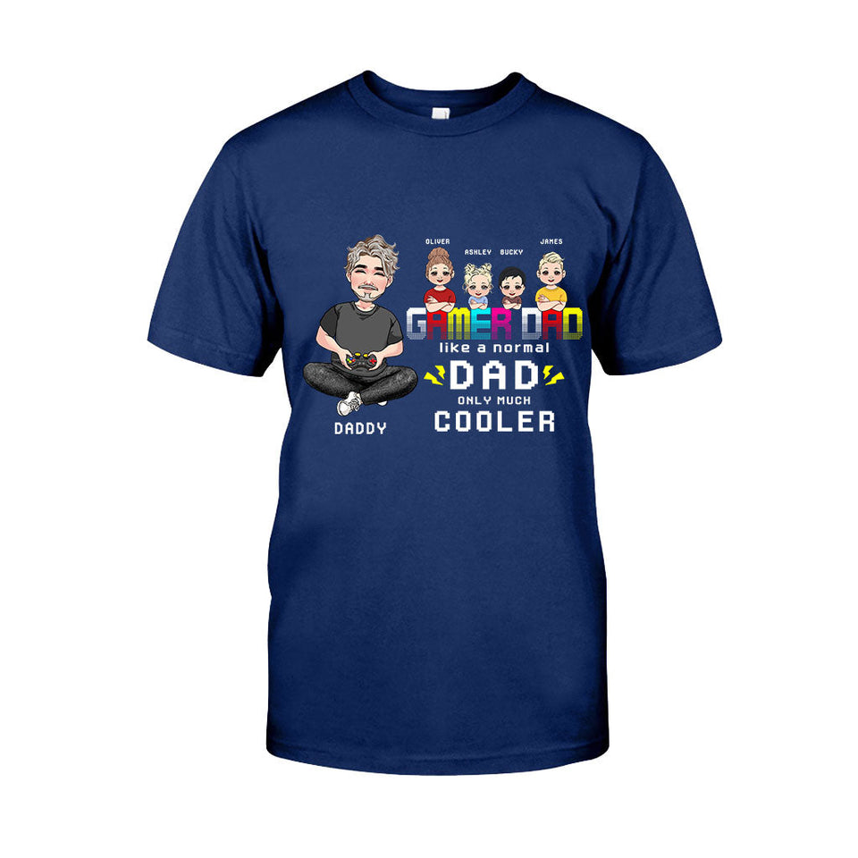 Gamer Dad - Personalized Video Game T-shirt and Hoodie