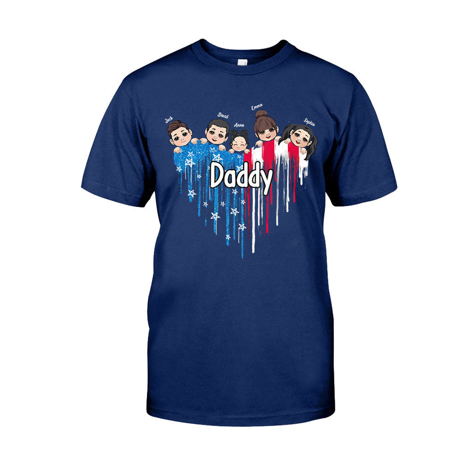 Best Dad Ever - Personalized Father T-shirt and Hoodie