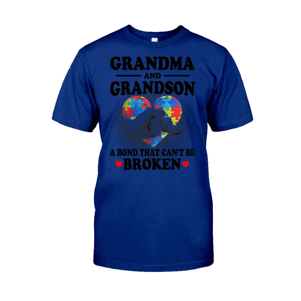 T-shirt et sweat à capuche « Grand-mère et petit-fils » pour la sensibilisation à l'autisme (06/2021)