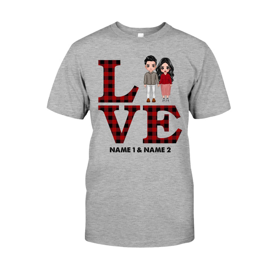 Love Couple - Personalized T-shirt and Hoodie