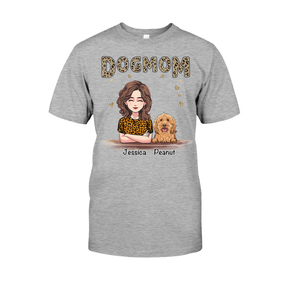 Dog Mom - Personalized Mother's day Dog T-shirt and Hoodie