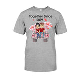 Together Since - Personalized Couple T-shirt and Hoodie