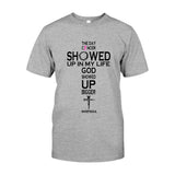 La foi plutôt que la peur - T-shirt et sweat à capuche personnalisés pour la sensibilisation au cancer du sein