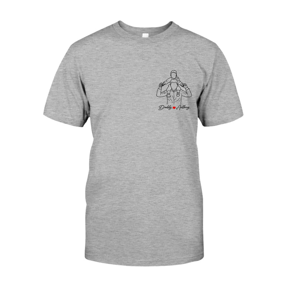 Best Dad Ever - Personalized Father T-shirt And Hoodie
