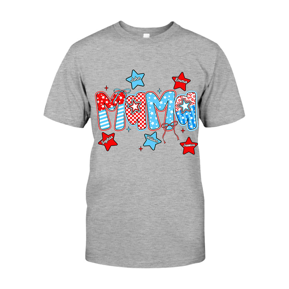 4th of July Mama - Personalized Mother T-shirt And Hoodie