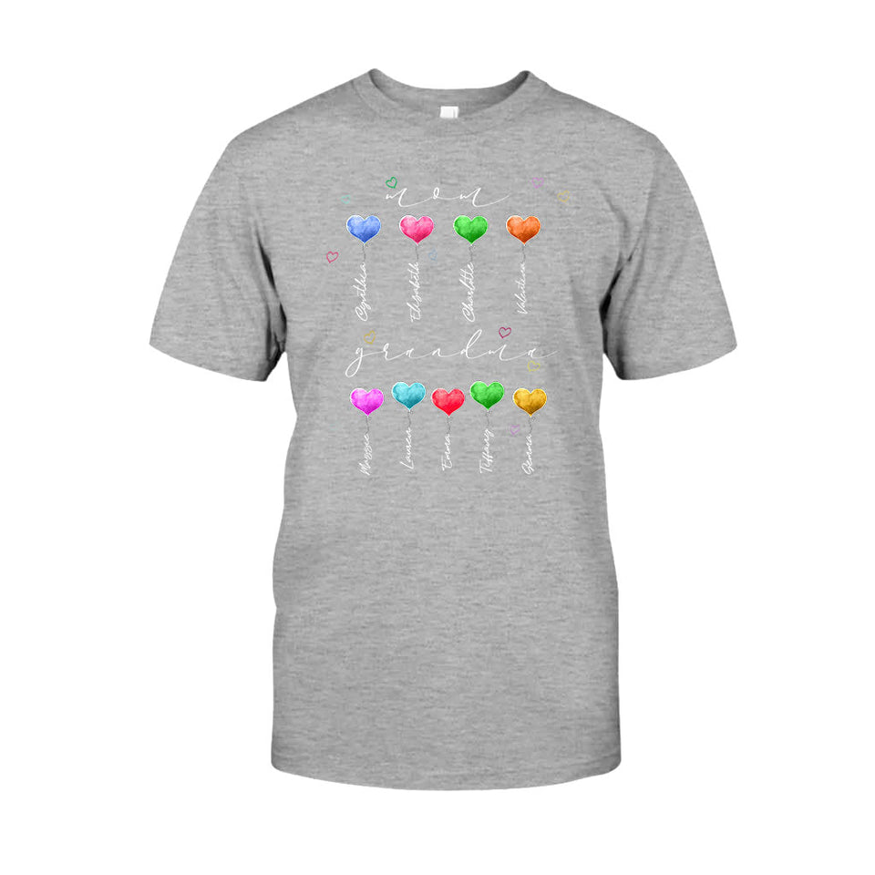 Mom Grandma - Personalized Mother's Day Grandma T-shirt and Hoodie