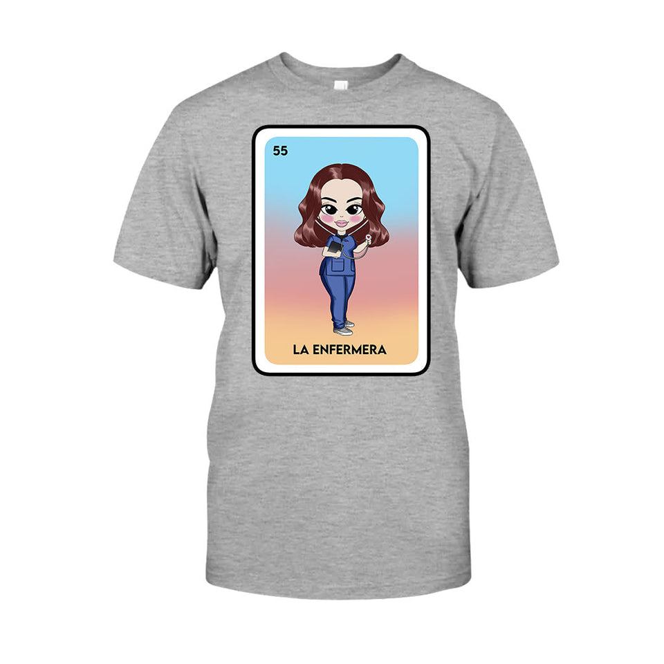 La Enfermera - Nurse Personalized T-shirt And Hoodie