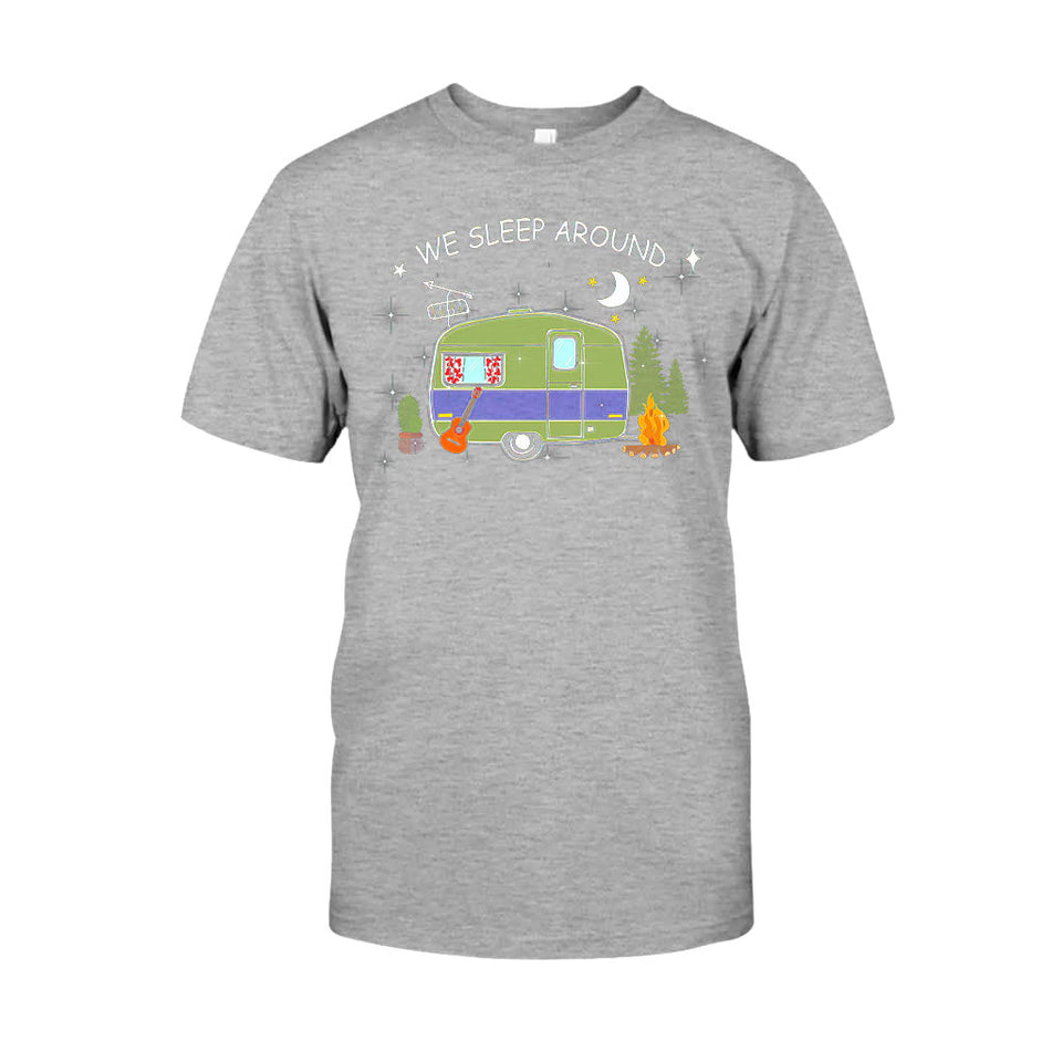 We Sleep Around - Camping T-shirt and Hoodie 112021
