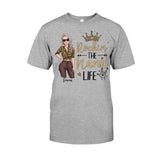 Rocking The Grandma Life - Personalized Mother's Day Grandma T-shirt and Hoodie