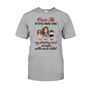 My Drinking Level - Personalized Mother's Day Mother T-shirt and Hoodie