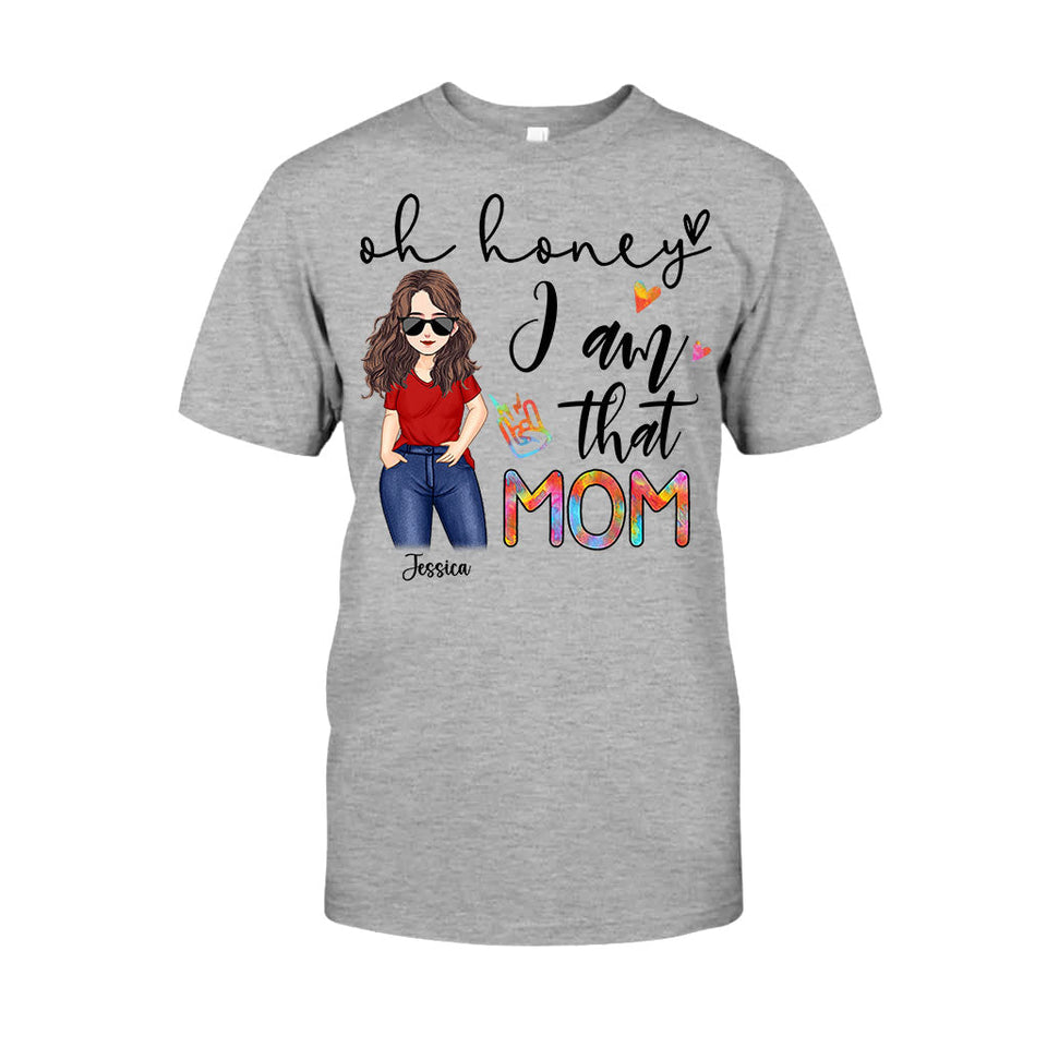 Oh Honey - Personalized Mother's day Mother T-shirt and Hoodie
