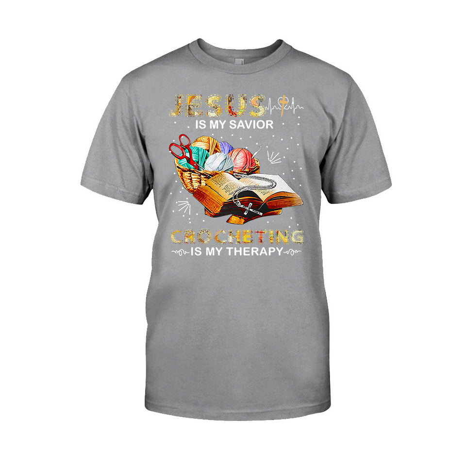Jesus And Crocheting T-shirt And Hoodie 062021