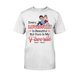 Our Love Story Is My Favorite - Personalized Couple T-shirt and Hoodie