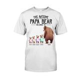 This Papa Bear Belongs To - Personalized Grandpa T-shirt and Hoodie
