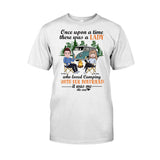 Once Upon A Time There Was A Lady - Personalized Camping Couple T-shirt and Hoodie