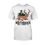 I Like Big Bucks - Personalized Hunting T-shirt and Hoodie