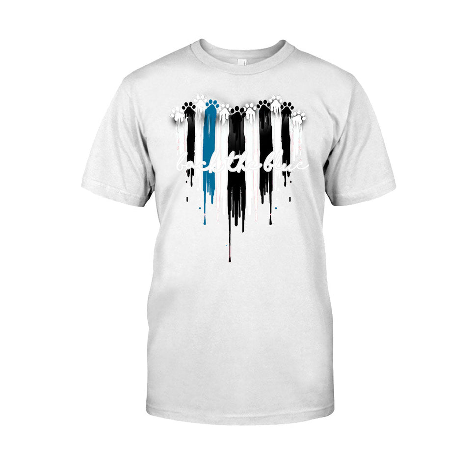Blue Heart - Police Officer T-shirt And Hoodie 062021