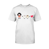Me With The Cats - Personalized Cat T-shirt and Hoodie