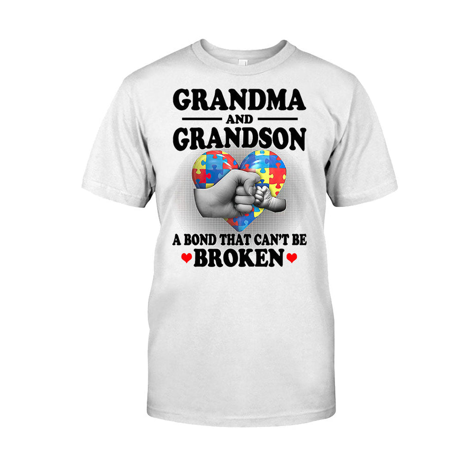 T-shirt et sweat à capuche « Grand-mère et petit-fils » pour la sensibilisation à l'autisme (06/2021)
